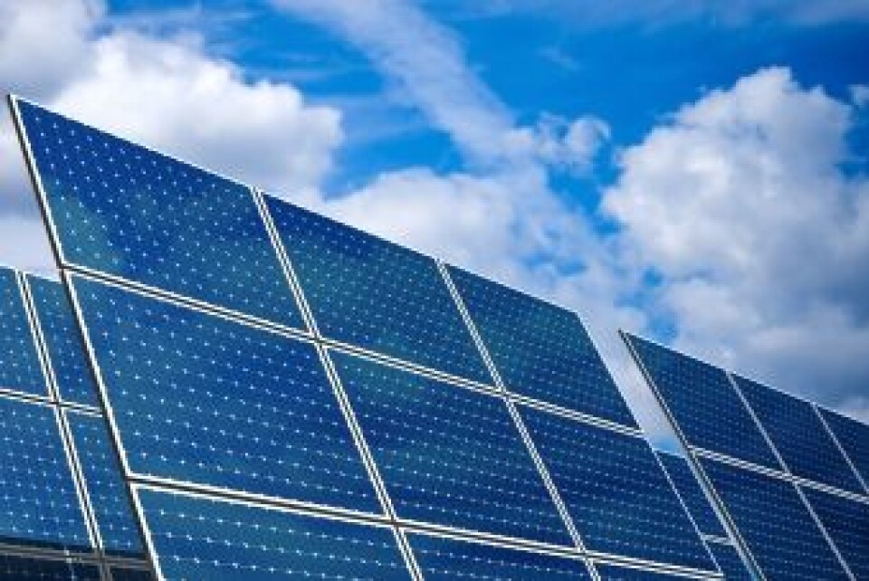 Forskerne utnytter vismutferritts fotovoltaiske egenskaper. Den samme effekten driver solcellepaneler. (Illustrasjonsfoto: iStockphoto)