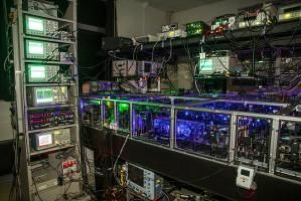 Oppdagelsen gjør at man i framtiden kanskje kan bygge en optisk kvantecomputer som kan foreta visse former for beregninger langt raskere enn dagens datamaskiner. (Foto: Jonas Neergaard-Nielsen)