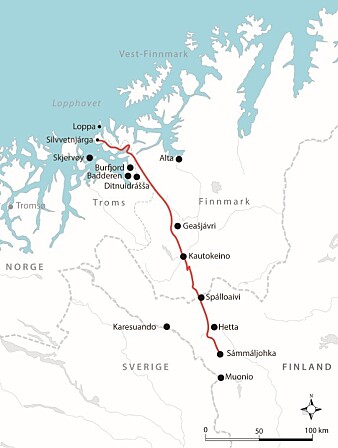 Anders Bær og familien flyttet hvert år med reinflokken fra kysten i Nord-Norge om sommeren til Finland om vinteren. Høsten 1852 ble det brått slutt på det. Anders Bær og familien flyttet hvert år med reinflokken fra kysten i Nord-Norge om sommeren til Finland om vinteren. Høsten 1852 ble det brått slutt på det.