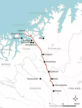 Anders Bær og familien flyttet hvert år med reinflokken fra kysten i Nord-Norge om sommeren til Finland om vinteren. Høsten 1852 ble det brått slutt på det.