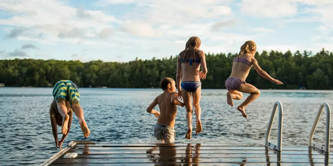 Only two per cent of schools practise outdoor swimming today – meaning 98 per cent don’t.