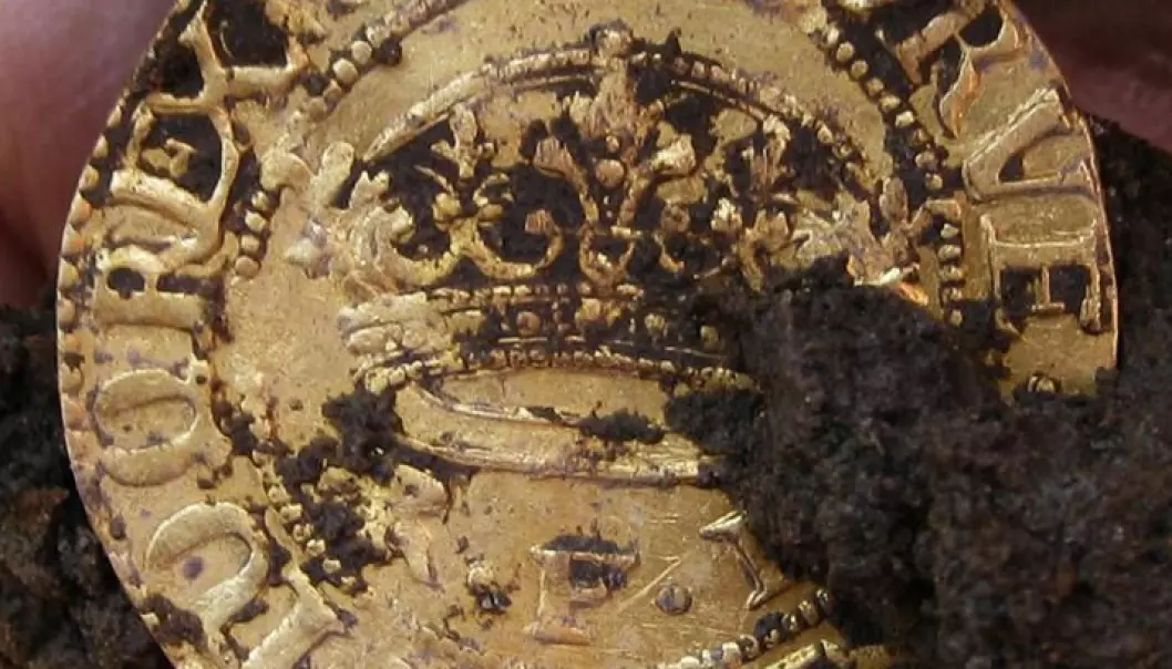 Gullmynter fra Christian IV funnet