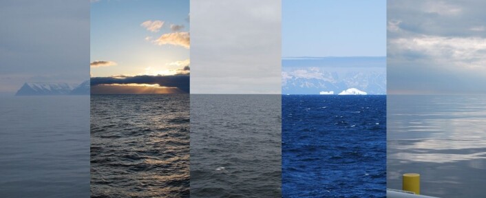 Havet rekker å vise flere ansikter i løpet av tre uker. De fire områdene vi har passert gjennom er imidlertid langt mer forskjellige enn det bilder av overflaten kan vise. (Foto: Hanne Østli Jakobsen) Havet rekker å vise flere ansikter i løpet av tre uker. De fire områdene vi har passert gjennom er imidlertid langt mer forskjellige enn det bilder av overflaten kan vise. (Foto: Hanne Østli Jakobsen)