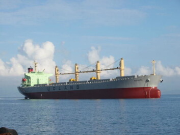 Mange data er hentet fra Ugland-skipet MV ”Rosita”. (Foto: Ugland) Mange data er hentet fra Ugland-skipet MV ”Rosita”. (Foto: Ugland)