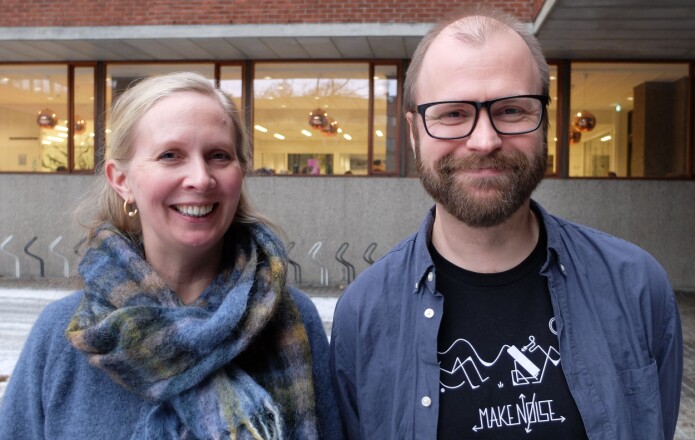 Marit Frederikke Markussen Bjorbækmo og Anders Krabberød forsker på protistene. Marit Frederikke Markussen Bjorbækmo og Anders Krabberød forsker på protistene.