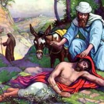 Den barmhjertige samaritan. (Foto: (Illustrasjon: Wikimedia Commons)) Den barmhjertige samaritan. (Foto: (Illustrasjon: Wikimedia Commons))