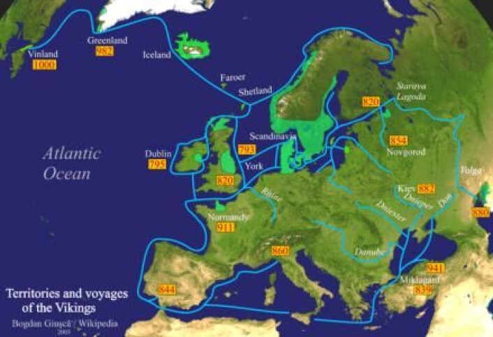 Vikingene trodde at ånder kunne beskytte familiene deres når de var på tokt. De brukte også hekseri og magi når de skulle erobre nytt land og angripe mål langt hjemmefra. (Foto: (Grafikk: Bogdangiusca)) Vikingene trodde at ånder kunne beskytte familiene deres når de var på tokt. De brukte også hekseri og magi når de skulle erobre nytt land og angripe mål langt hjemmefra. (Foto: (Grafikk: Bogdangiusca))