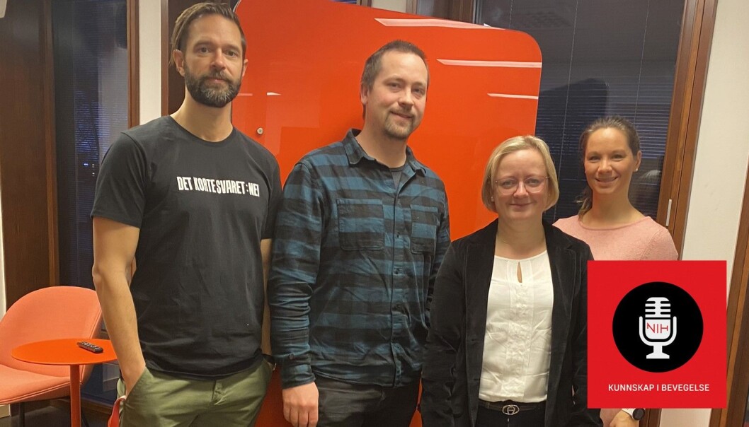 Doktorgradsstipendiat Axel Rosenberg og førsteamanuensis Chris Horbel er gjester i denne episoden av NIH-podden om bærekraftig friluftsliv. Doktorgradsstipendiat Axel Rosenberg og førsteamanuensis Chris Horbel er gjester i denne episoden av NIH-podden om bærekraftig friluftsliv.