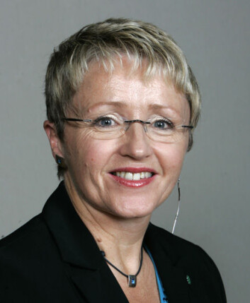 "Liv Signe Navarsete, samferdselsminister, Sp." "Liv Signe Navarsete, samferdselsminister, Sp."