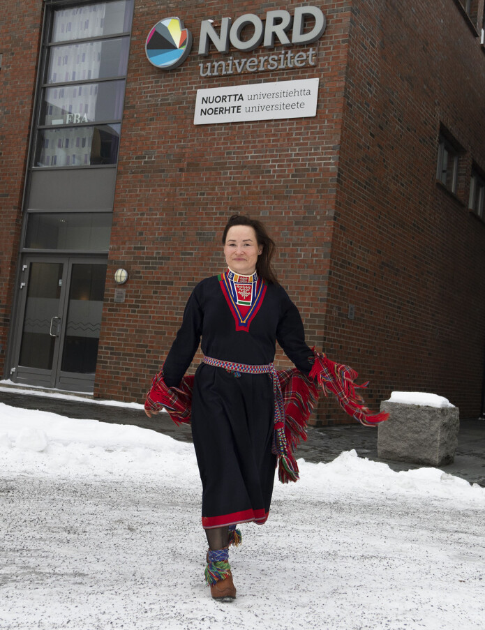 Talsperson for bedre samisk kulturforståelse: forsker Anette Iren Langås Larsen. Talsperson for bedre samisk kulturforståelse: forsker Anette Iren Langås Larsen.