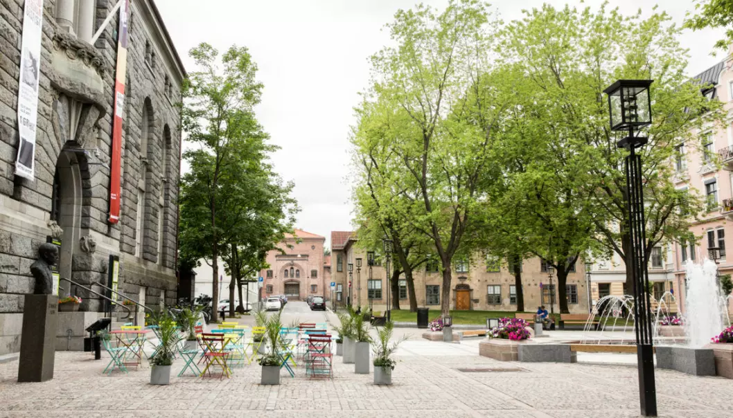 The traditional square Bankplassen in Oslo came out top among the examples used in the study.