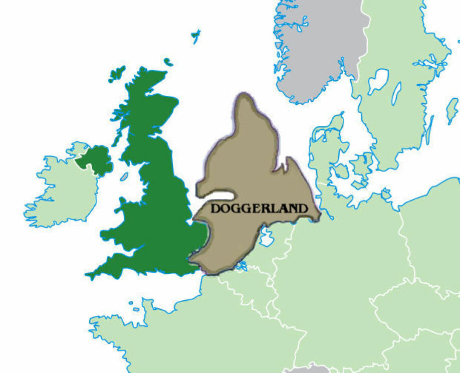 Sånn så Doggerland kanskje ut 10,000 f.Kr.