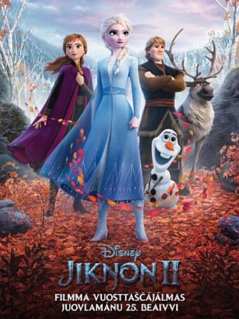 Fra plakaten til den samiske versjonen av Frost II/Jiknon II. – Det var stort, sier UiT-forsker Kajsa K. Gjerpe. Fra plakaten til den samiske versjonen av Frost II/Jiknon II. – Det var stort, sier UiT-forsker Kajsa K. Gjerpe.