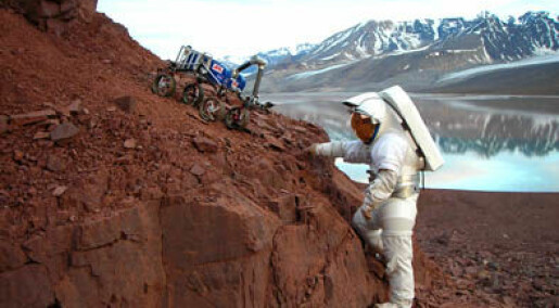 Bakgrunn: Prøvekjører Mars på Svalbard