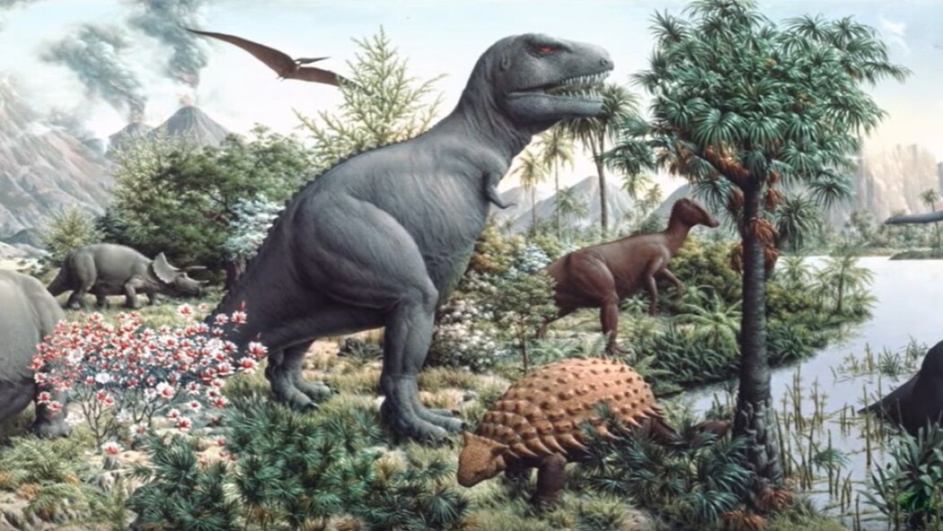 Rudolf Zallinger var kanskje den som i størst grad påvirket bildet av dinosaurer fra slutten av 40-tallet og fremover. I 1947 ferdigstilte han et svært veggmaleri ved Peabody Museum ved Yale University. Rudolf Zallinger var kanskje den som i størst grad påvirket bildet av dinosaurer fra slutten av 40-tallet og fremover. I 1947 ferdigstilte han et svært veggmaleri ved Peabody Museum ved Yale University.