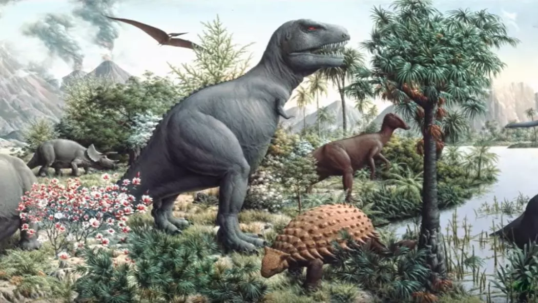 Rudolf Zallinger var kanskje den som i størst grad påvirket bildet av dinosaurer fra slutten av 40-tallet og fremover. I 1947 ferdigstilte han et svært veggmaleri ved Peabody Museum ved Yale University.