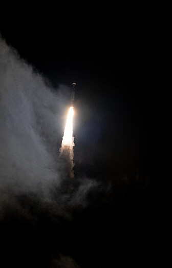 Her skytes sonden opp på en Atlas V-rakett fra Kennedy Space Center, 10.februar. Her skytes sonden opp på en Atlas V-rakett fra Kennedy Space Center, 10.februar.