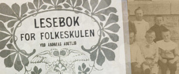 Lesebok for folkeskulen ved Anders Austlid, den første av sitt slag på landsmål. (Illustrasjon: Annica Thomsson) Lesebok for folkeskulen ved Anders Austlid, den første av sitt slag på landsmål. (Illustrasjon: Annica Thomsson)