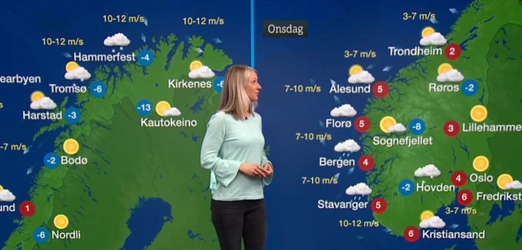 Værvarsling er en avansert kunst som aldri treffer hundre prosent. Det er Meteorologisk institutt som er ansvarlig for datagrunnlaget og det faglige innholdet på Yr, og NRK for presentasjon, design, redaksjonelt innhold og leveransen av varslene til brukerne. Værvarsling er en avansert kunst som aldri treffer hundre prosent. Det er Meteorologisk institutt som er ansvarlig for datagrunnlaget og det faglige innholdet på Yr, og NRK for presentasjon, design, redaksjonelt innhold og leveransen av varslene til brukerne.