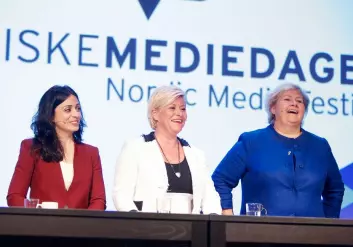 I omtala av kvinnelege politikarar er kjønn framleis i forgrunnen. (Foto: Norske Mediedager)