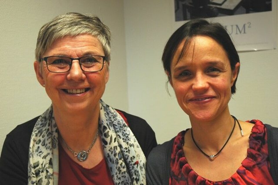 Kirsten Palm og Ruth Seierstad Stokke. (Foto: Kari Aamli)