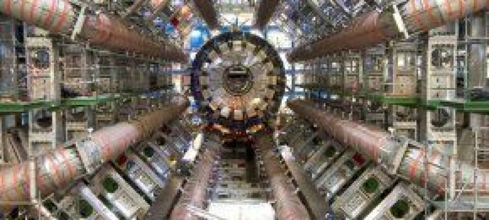 ATLAS, ett av fire store LHC-prosjekter. (Foto: Cern)