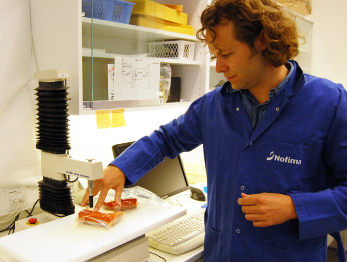 Magnus Åsli ved Nofima. (Foto: Preben Forberg) Magnus Åsli ved Nofima. (Foto: Preben Forberg)
