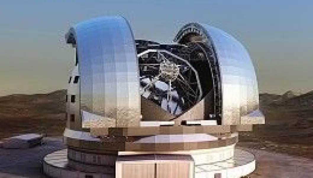 Skal bygge verdens største optiske teleskop