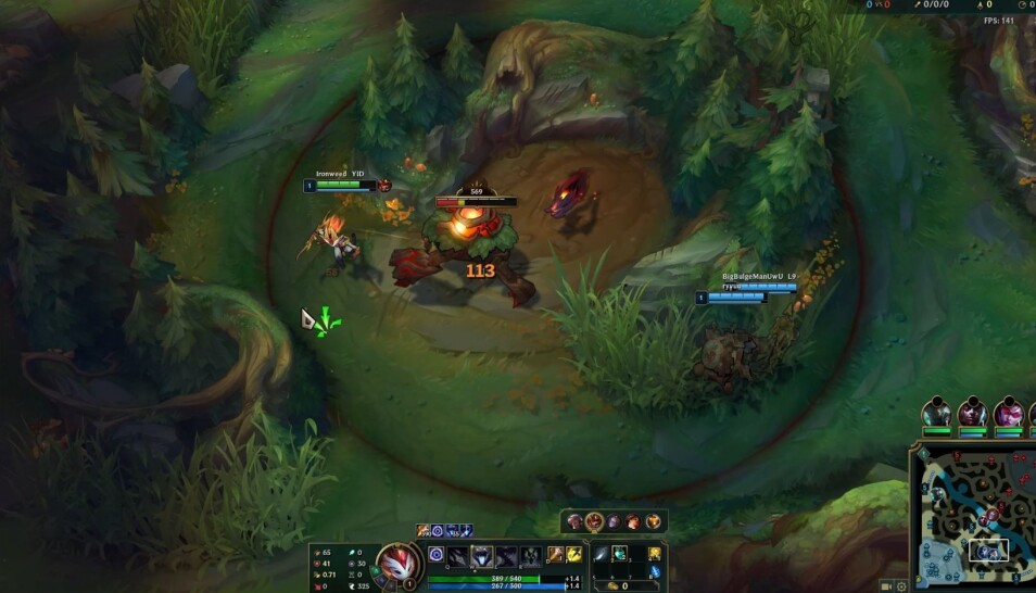 Hvis du trener før et game League of Legends, spiller du bedre.