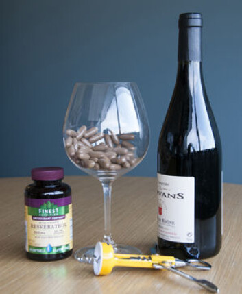 Resveratrol fra rødvin er godt for mange ting, men det ser ikke ut til at inntak av stoffet i pilleform har noen særlig effekt. (Foto: Robert Boston) Resveratrol fra rødvin er godt for mange ting, men det ser ikke ut til at inntak av stoffet i pilleform har noen særlig effekt. (Foto: Robert Boston)