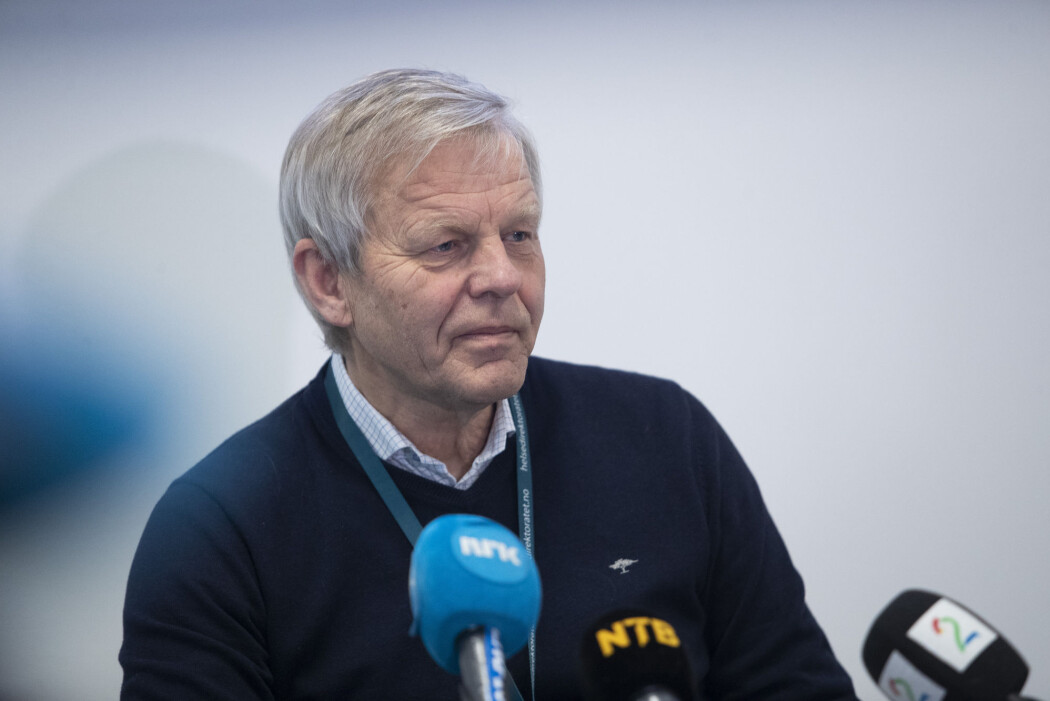 Fagdirektør Svein Lie i Helsedirektoratet orienterte mandag pressen om koronasituasjonen i Norge. Fagdirektør Svein Lie i Helsedirektoratet orienterte mandag pressen om koronasituasjonen i Norge.