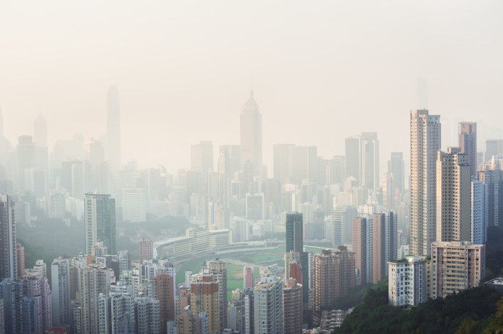 Forurensning over Hong Kong. (Foto: Stripped Pixel/Microstock) Forurensning over Hong Kong. (Foto: Stripped Pixel/Microstock)