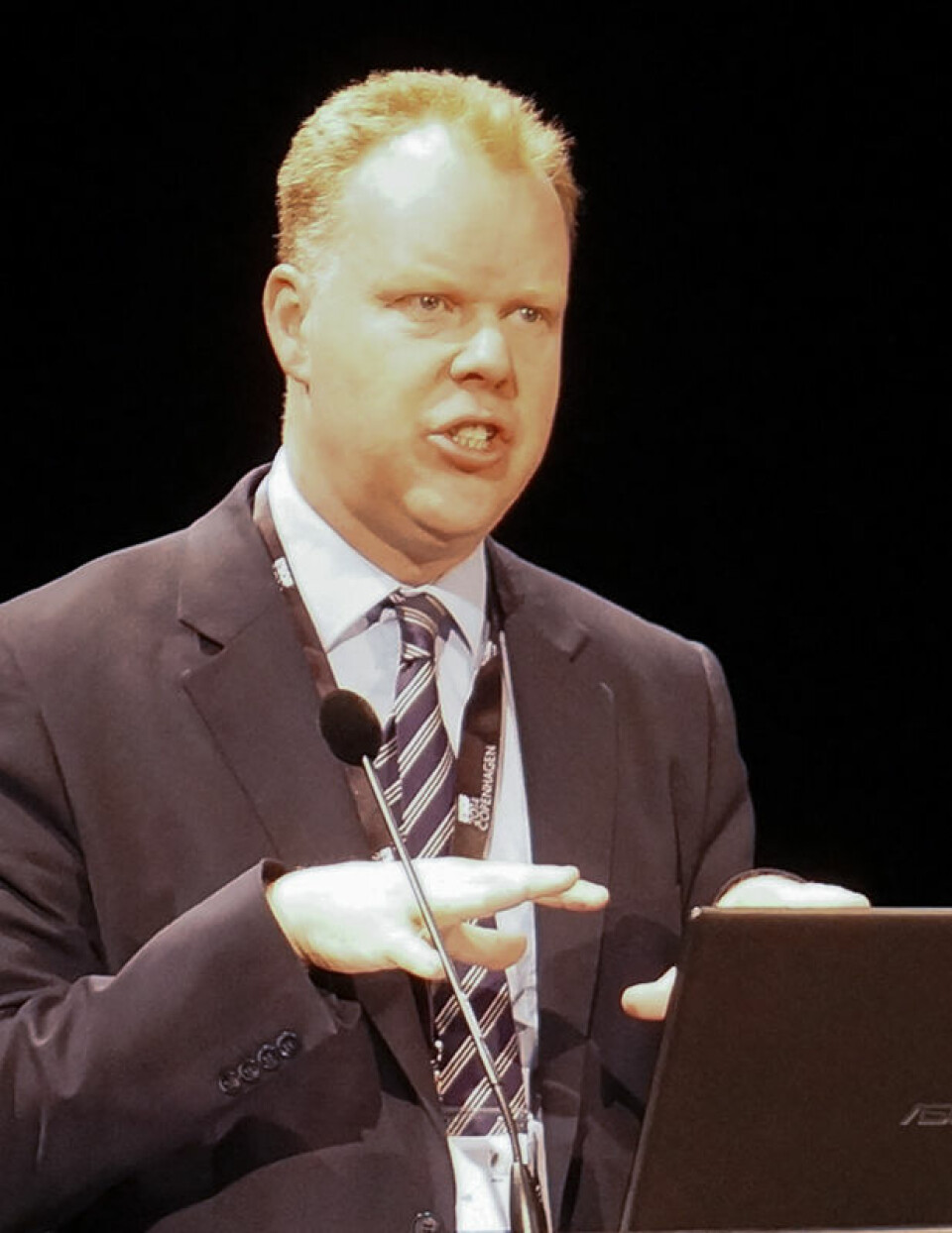 Martin Powell på ESOF 2014 i København. (Foto: Arnfinn Christensen)