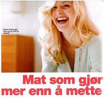 Hvordan oppnå idealkroppen gjennom det du spiser? Det er gjennomgangstema i ungdomsmagasinene. (Faksimile: Cosmopolitan) Hvordan oppnå idealkroppen gjennom det du spiser? Det er gjennomgangstema i ungdomsmagasinene. (Faksimile: Cosmopolitan)