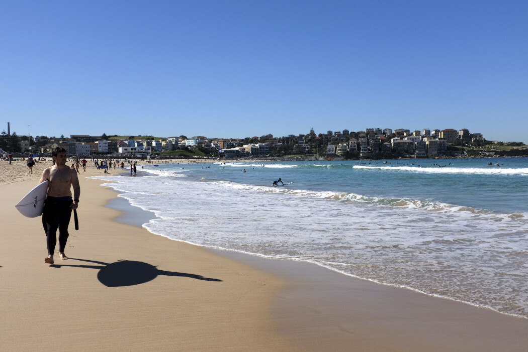 Verdens strender sliter på grunn av klimaendringene. Strender i Australia og lavtliggende øynasjoner er særlig i faresonen. Her fra den populære surfestranden Bondi Beach i Sydney. Verdens strender sliter på grunn av klimaendringene. Strender i Australia og lavtliggende øynasjoner er særlig i faresonen. Her fra den populære surfestranden Bondi Beach i Sydney.
