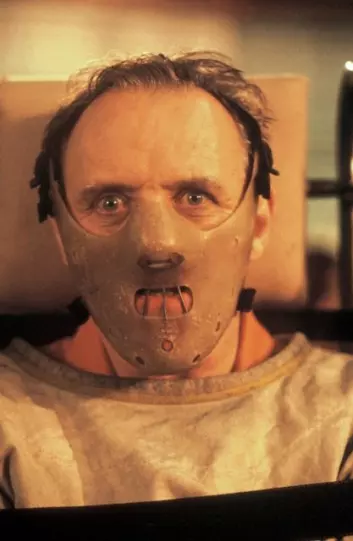 Filmen Nattsvermeren er en av de aller mest suksessfulle filmene om seriemordere. Anthony Hopkins spilte kannibalen Hannibal Lecter, et morderisk geni. (Foto: Orion Pictures)
