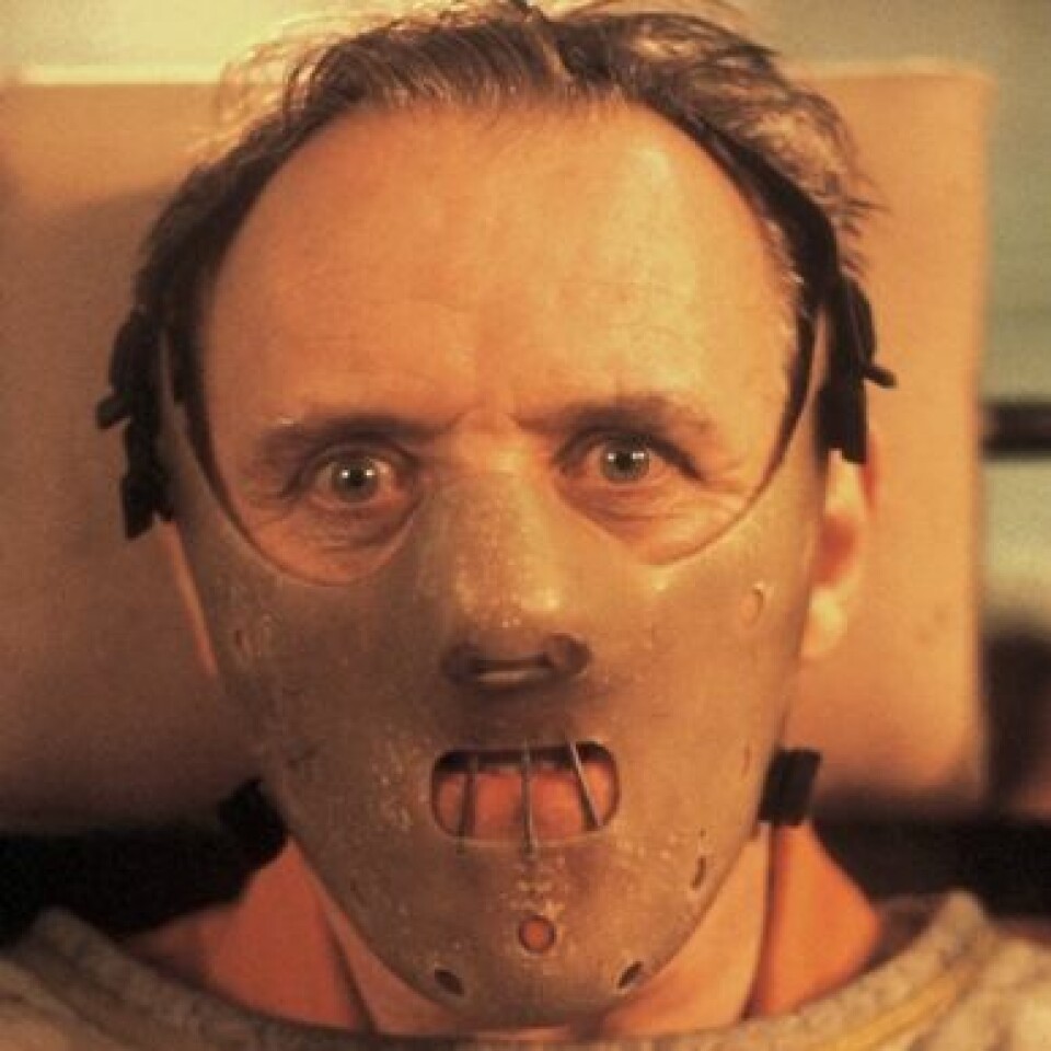 Filmen Nattsvermeren er en av de aller mest suksessfulle filmene om seriemordere. Anthony Hopkins spilte kannibalen Hannibal Lecter, et morderisk geni. (Foto: Orion Pictures)