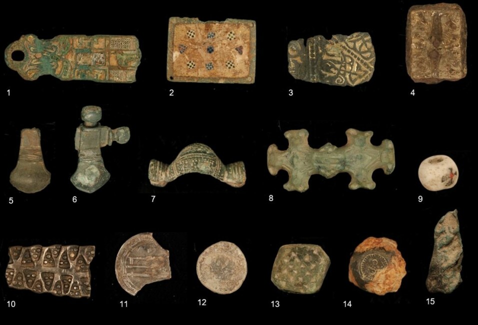 Stray artefacts found by private metal detectorists.