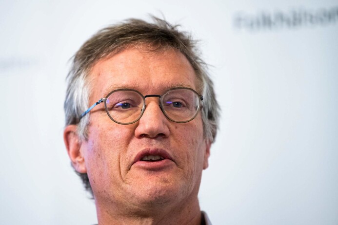 Anders Tegnell orienterer om Covid-19 på en pressenkonferanse hos det svenske folkehelseinstituttet for tre dager siden. Anders Tegnell orienterer om Covid-19 på en pressenkonferanse hos det svenske folkehelseinstituttet for tre dager siden.