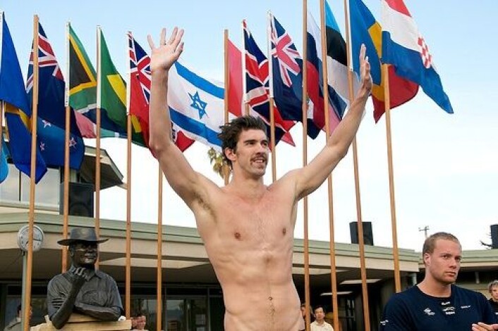 Michael Phelps er beskrevet som den perfekte svømmeren. Det er kanskje ikke helt uventet at han også har betydelige genetiske fordeler. (Foto: JD Lasica/Socialmedia.biz) Michael Phelps er beskrevet som den perfekte svømmeren. Det er kanskje ikke helt uventet at han også har betydelige genetiske fordeler. (Foto: JD Lasica/Socialmedia.biz)