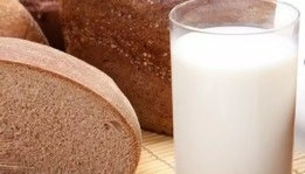 Melk og brød med D-vitamin virker