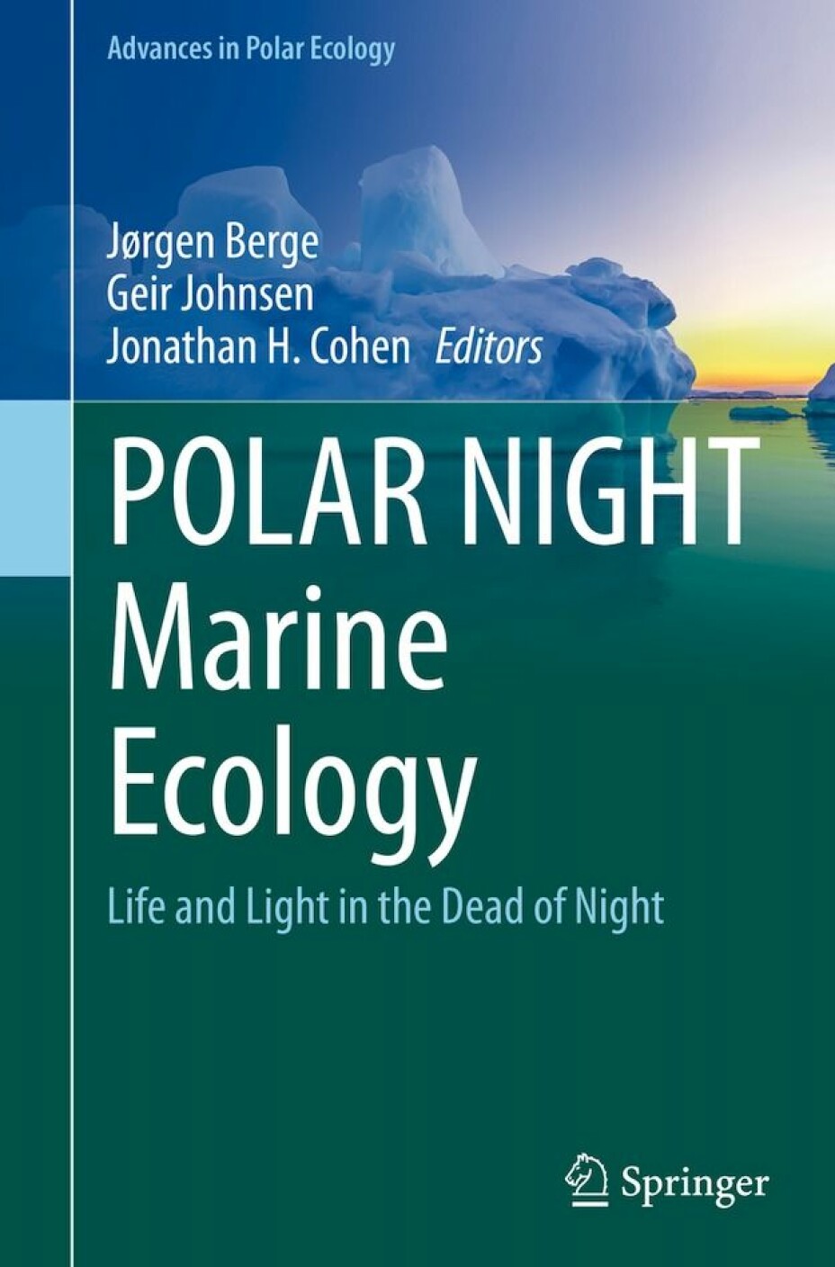 “Until recently, the prevailing view of marine life at high latitudes has been that organisms enter a general resting state during the dark Polar Night and that the system only awakens with the return of the sun. Recent research, however, with coordinated, multidisciplinary field campaigns based on the high Arctic Archipelago of Svalbard, have provided a radical new perspective,” the publishers of this new book on the polar night say. The book is scheduled for publication in late April.