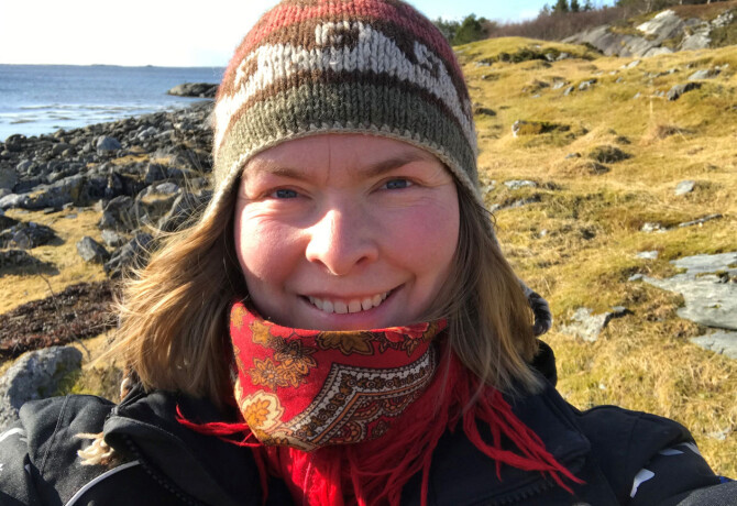 Gode erfaringer. Lærer og student Jannicke Grønås Kvitvær fra Dønna tar ofte i bruk ideer fra ressursbasen, også nå som elevene er hjemme.