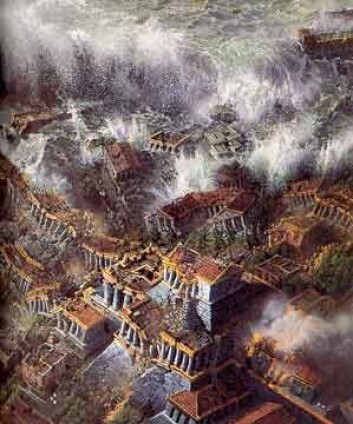 "Atlantis. Det sunkne kontinentet dukker stadig opp i New Age." "Atlantis. Det sunkne kontinentet dukker stadig opp i New Age."
