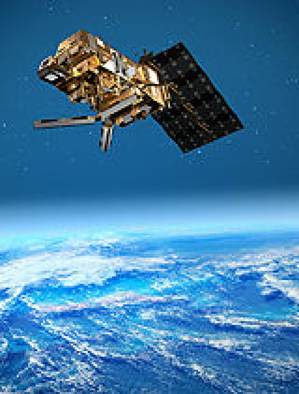 'Mister vi satellittene våre, mister vi også flytrafikken, skipsfarten, finansindustrien - og hvem vet hva annet. (Bilde: ESA)'