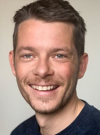 Andreas Brandsæter er vant til å delta på videomøter og er ganske rolig før disputasen. Andreas Brandsæter er vant til å delta på videomøter og er ganske rolig før disputasen.