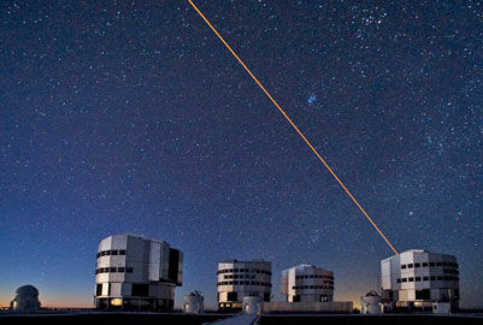 European Southern Observatory sine teleskoper i ørkenen i Paranal i Chile. (Foto: Serge Brunier)