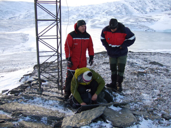Utsikten fra kontoret her Nygaard sitter og laster ned måledata med kollegaer fra Statnett. (Foto: Ivar Seierstad) Utsikten fra kontoret her Nygaard sitter og laster ned måledata med kollegaer fra Statnett. (Foto: Ivar Seierstad)