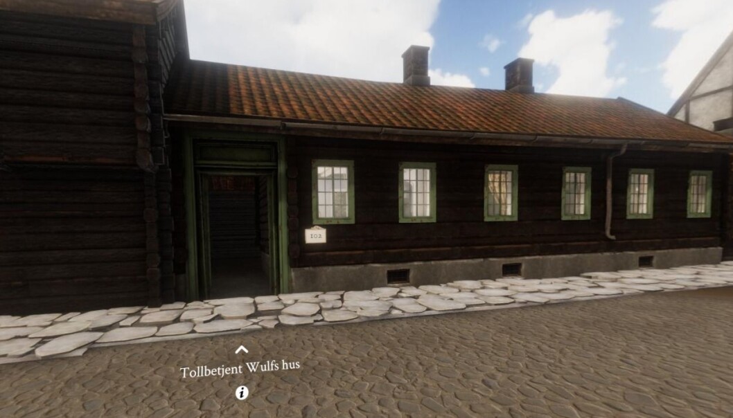 Historikerne tror Wulf og kona Elsine Schønning bodde her fra 1796 til 1802. Historikerne tror Wulf og kona Elsine Schønning bodde her fra 1796 til 1802.