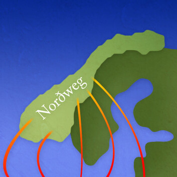 Vegen nordetter eller gjennom tronge sund? (Foto: (Illustrasjon: Per Byhring)) Vegen nordetter eller gjennom tronge sund? (Foto: (Illustrasjon: Per Byhring))